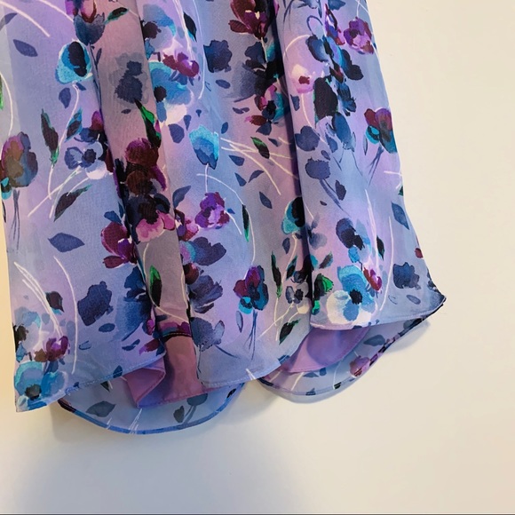 Tank Halter Floral Blouse Top - Picture 2 of 7